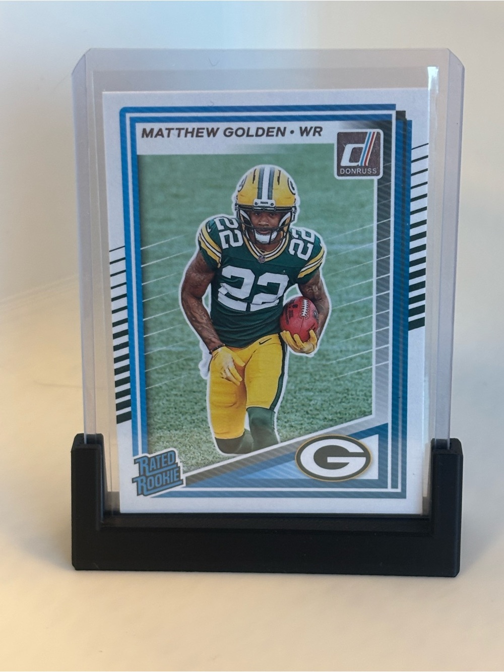 Matthew Golden 2025 Donruss Rated Rookie RC #308 Green Bay Packers
